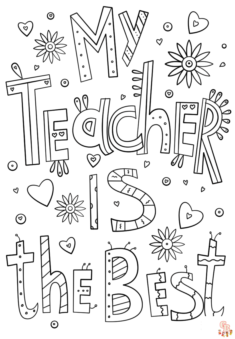 Celebrate teacher appreciation day coloring pages free printable