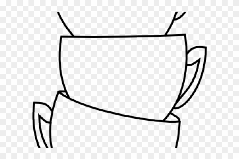 Drawn tea cup