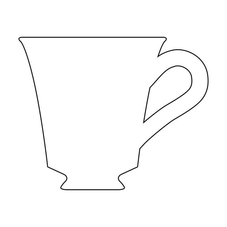 Printable tea cup template paper tea cups templates printable free teacup template
