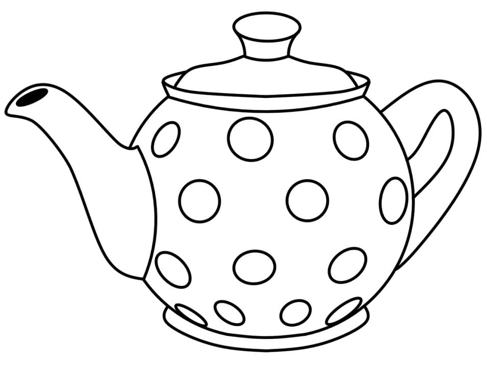 Teapot malvorlagen