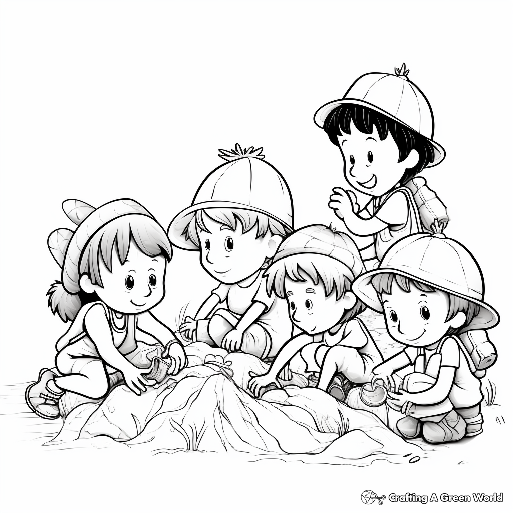 Crawfish coloring pages