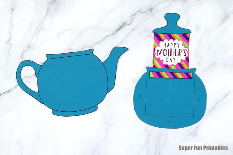 Mothers day teapot card