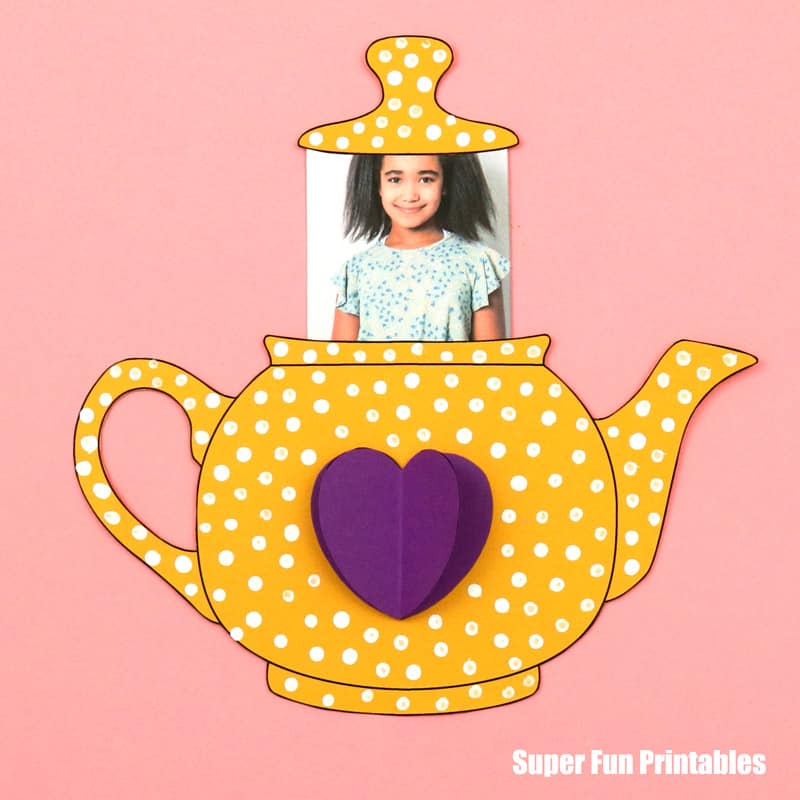 Mothers day teapot card