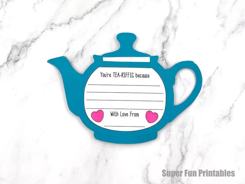 Mothers day teapot card