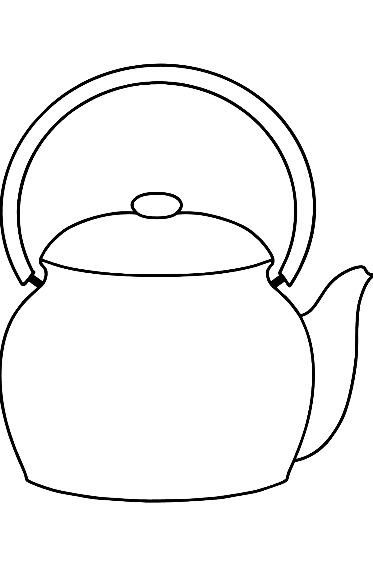 Teapot coloring page â for kids online or printable for free