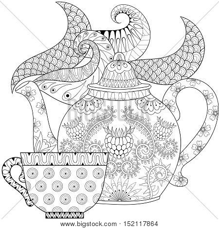 Zentangle stylized vector photo free trial bigstock