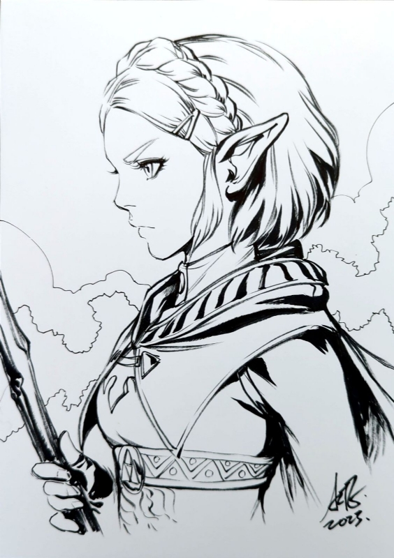Zelda tears of the kingdom in emily elizabeths missions ic art gallery room