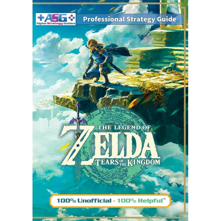 The legend of zelda tears of the kingdom strategy guide book full color paperback