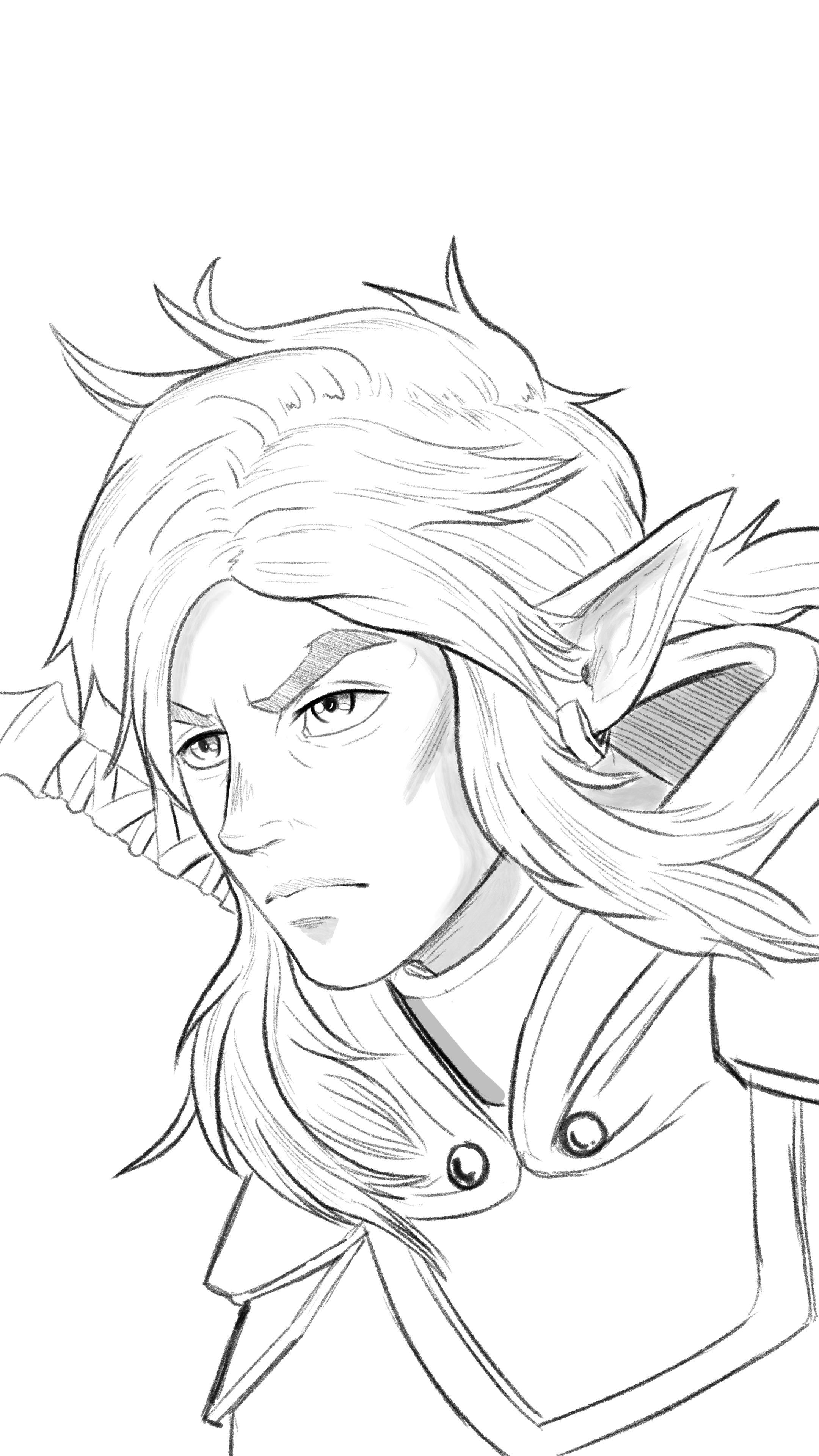 Totk oc i drew grumpy link to celebrate the release of tears of the kingdom rzelda