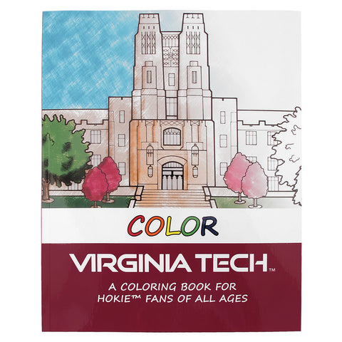 Virginia tech coloring book â campus emporium