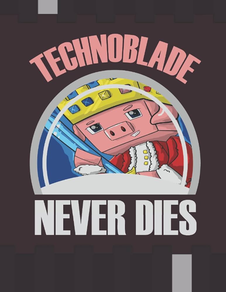 Technoblade never dies loring book for kids x techno support leggy tech puzzles games