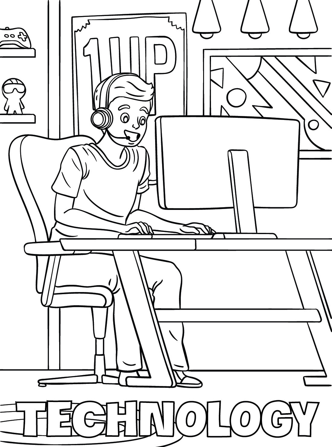 Coloringonlinefree technology coloring pages freeâ