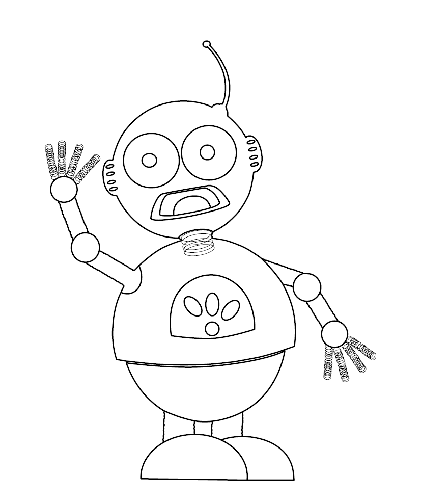 Technology colouring book â monkey pen store