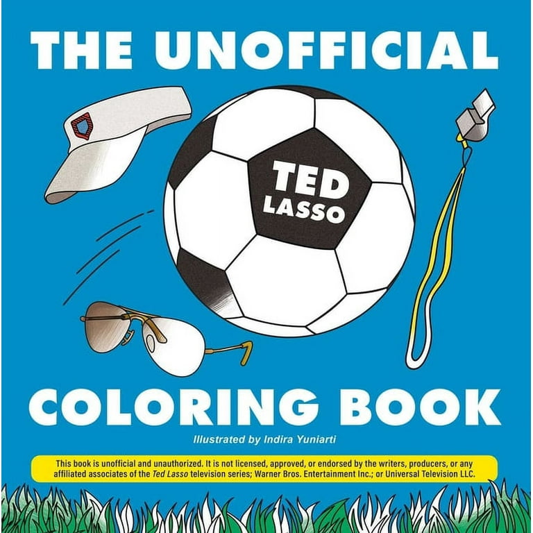 Unofficial coloring book gift the unofficial ted lasso coloring book paperback