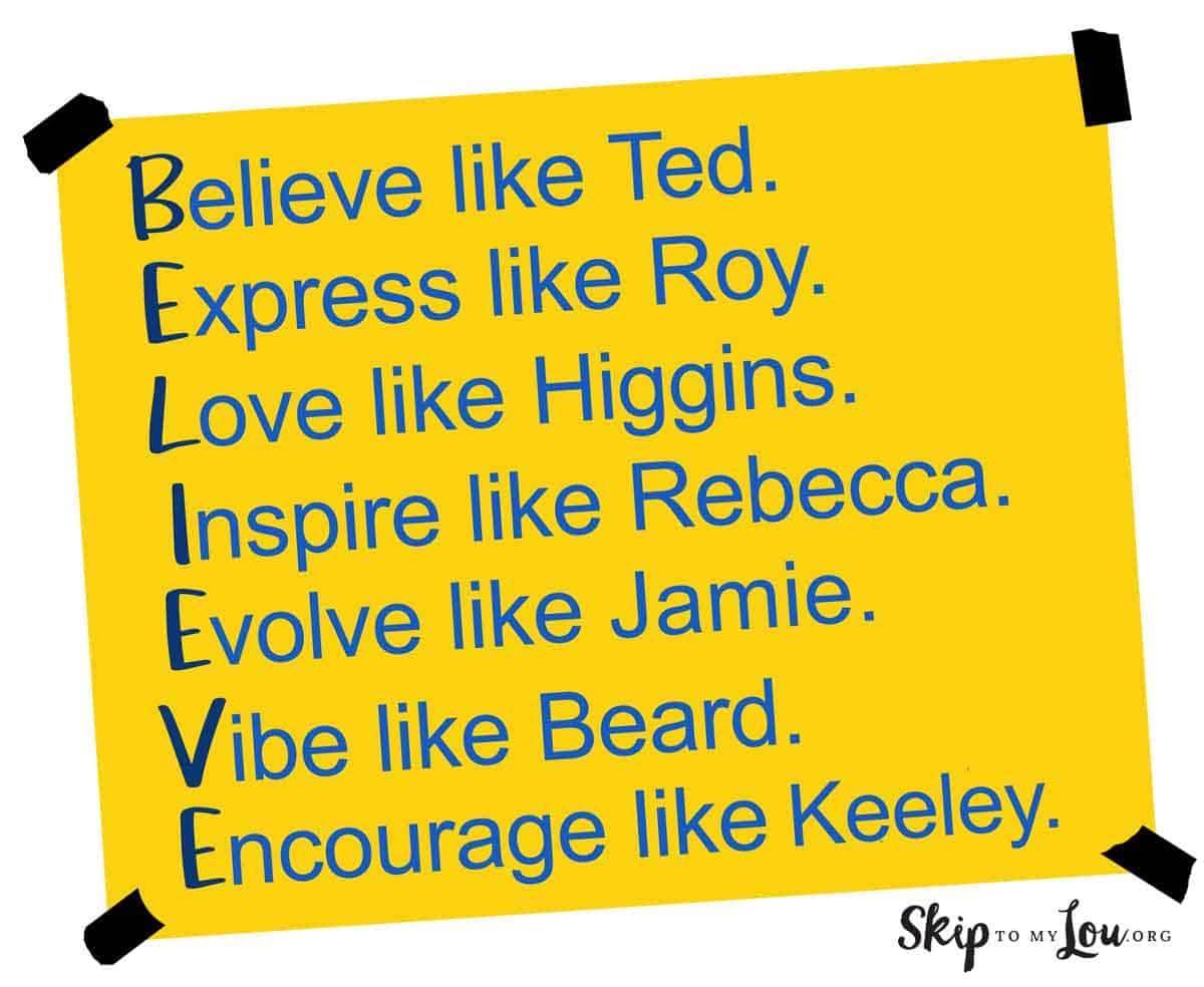 Ted lasso quotes skip to my lou