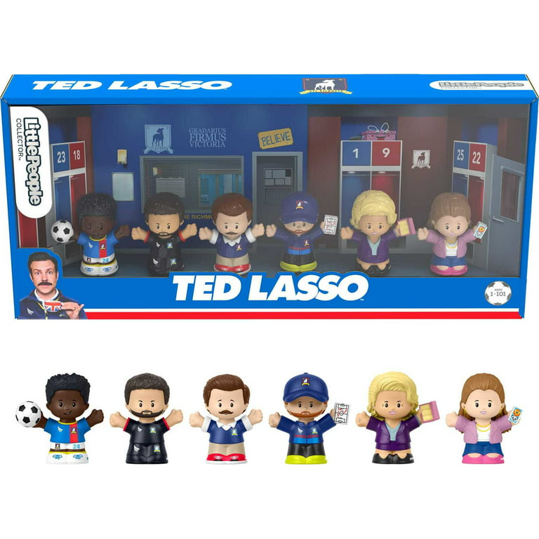 Little people collector ted lasso special edition set for adults fans figures