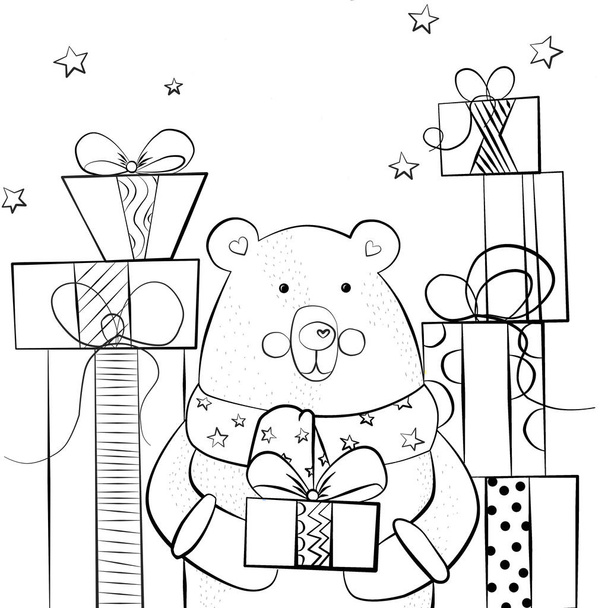 Christmas card coloring design free stock photos images and pictures of christmas card coloring design