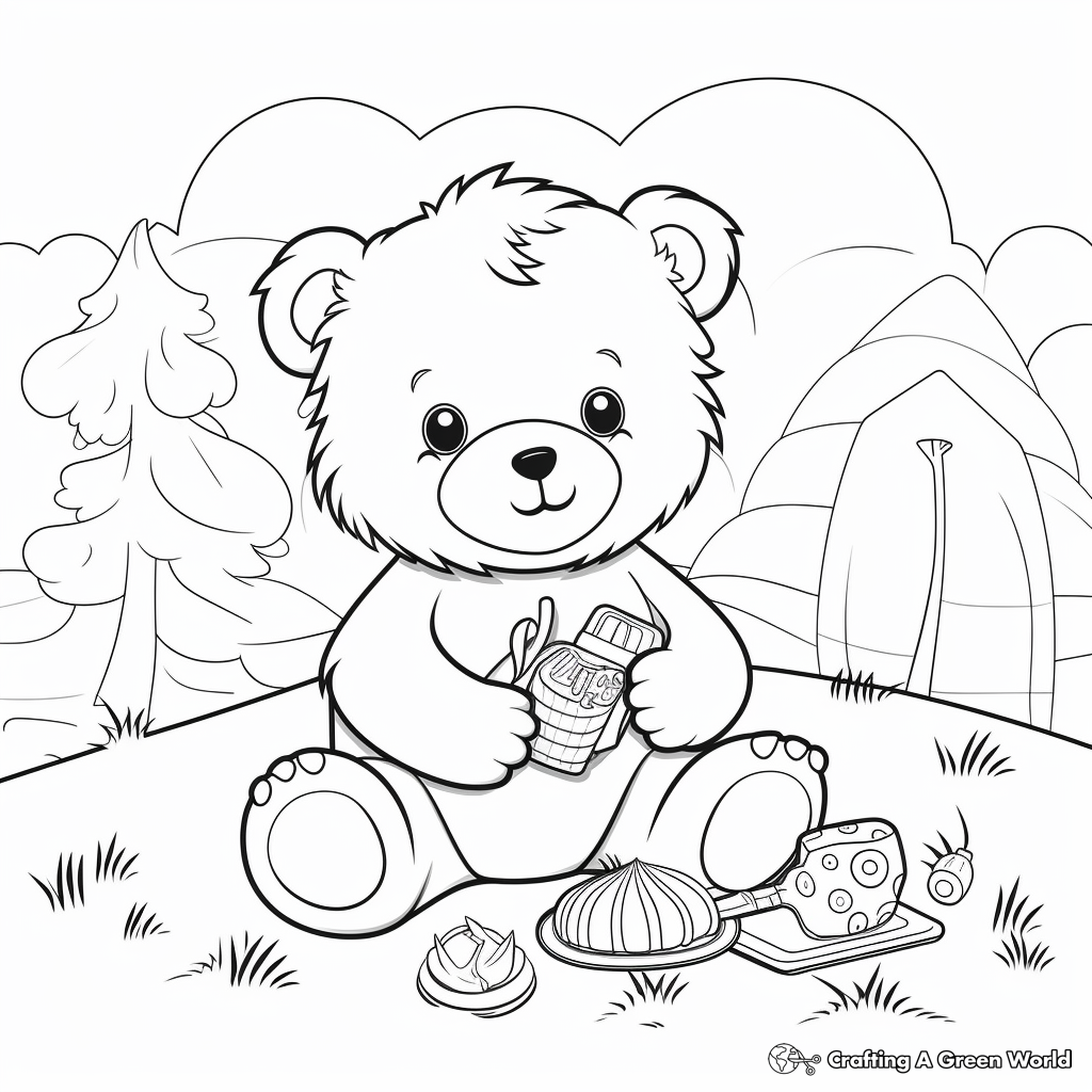 Teddy bear coloring pages
