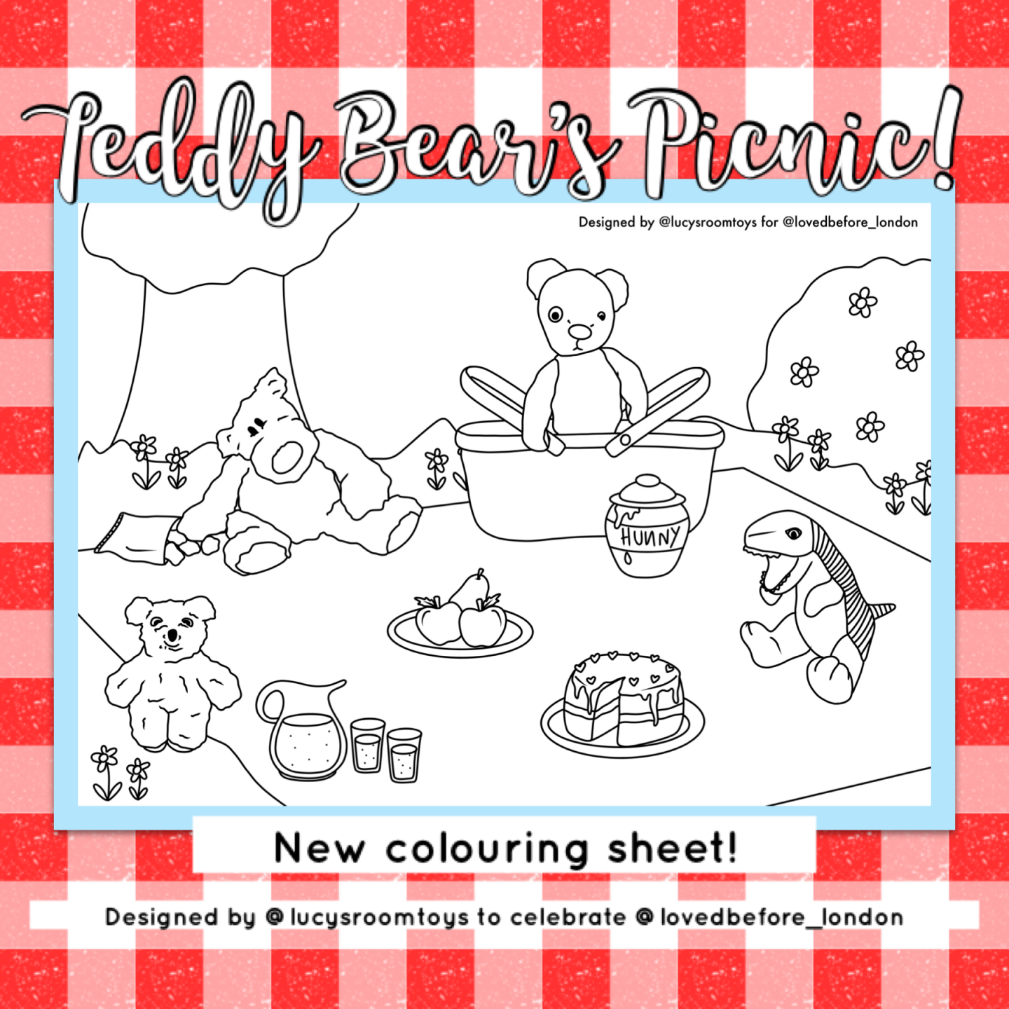 Teddy bears picnic printable â lucys room