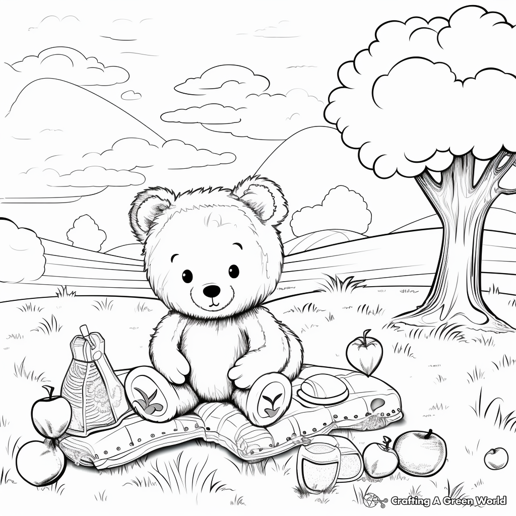 Teddy bear coloring pages