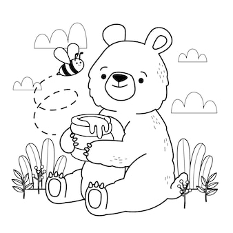Teddy bear coloring pages images