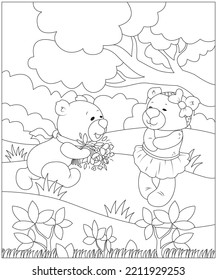Teddy bear coloring pages images stock photos d objects vectors