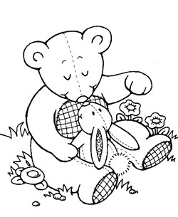 Teddy bears coloring pages all kids network