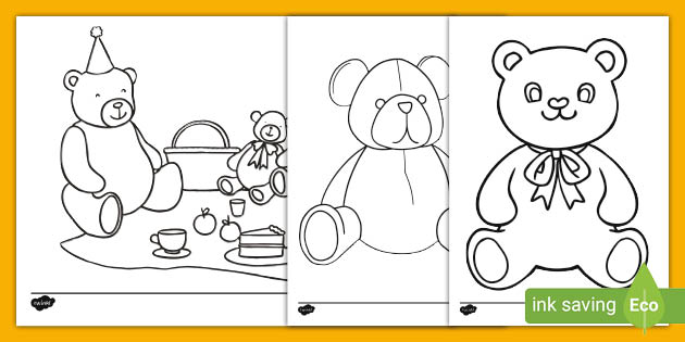 Teddy bears picnic louring pages teacher made
