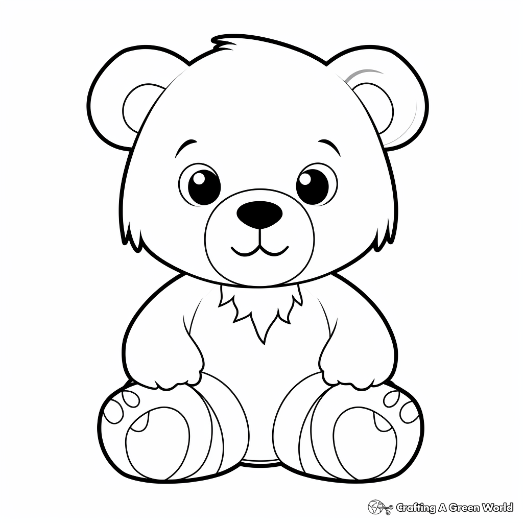 Teddy bear coloring pages