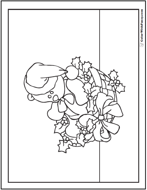 Teddy bear coloring pages for fun