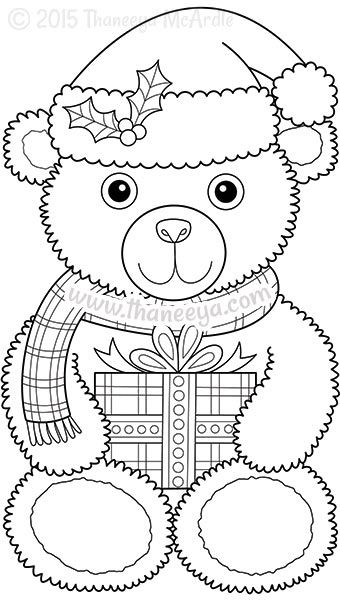 Color christmas coloring book teddy bear printable christmas coloring pages christmas coloring books coloring books
