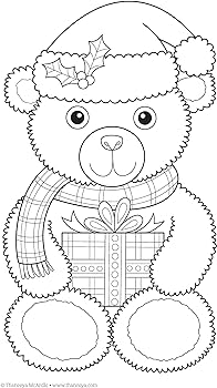 Color christmas coloring book perfectly portable pages mcardle thaneeya books