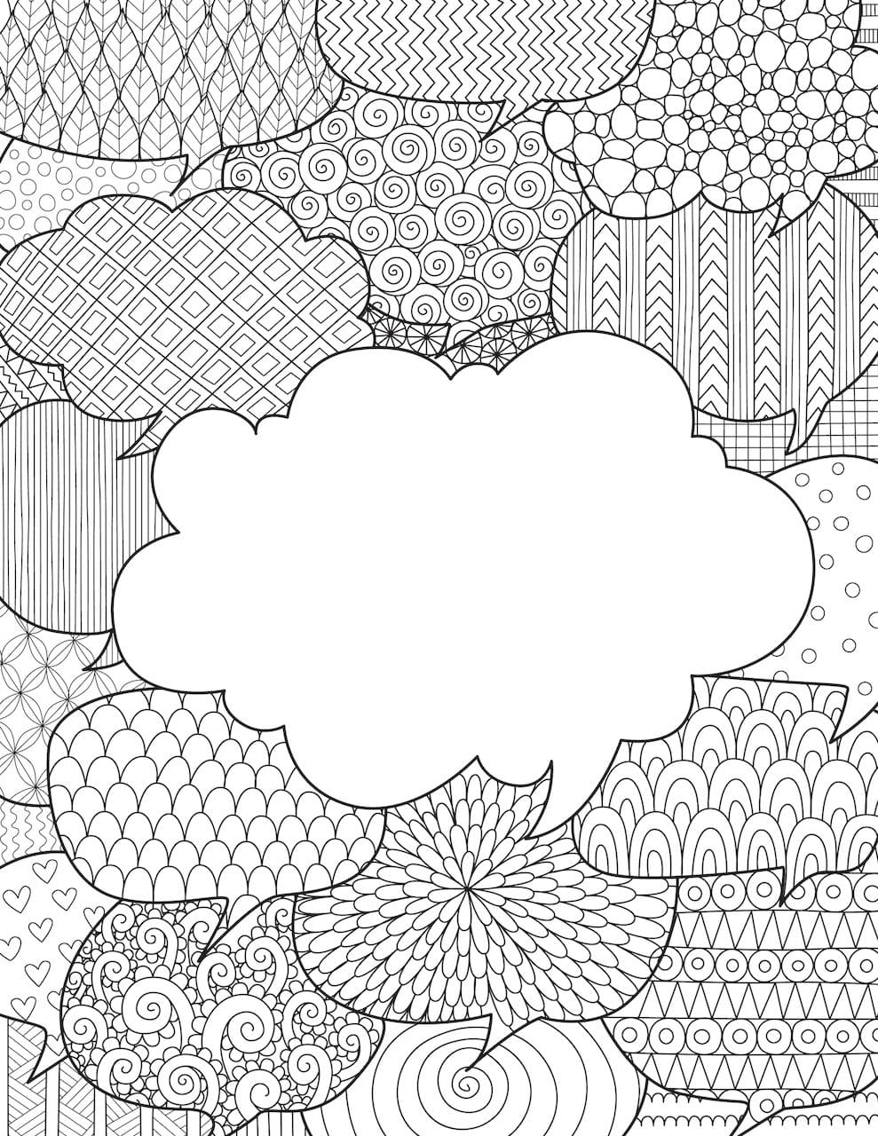 Free coloring pages for teen girls mental health