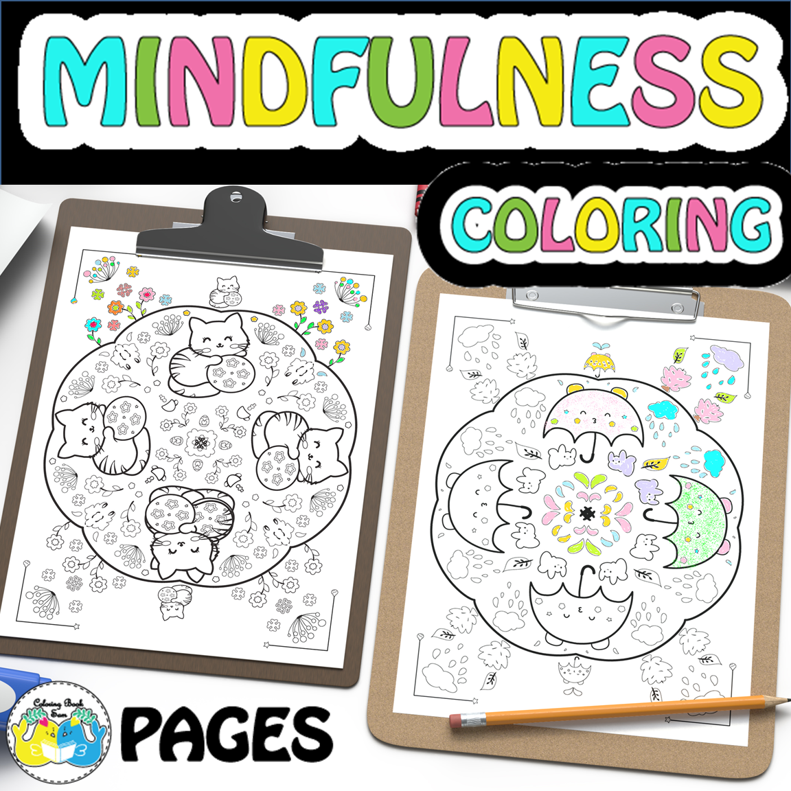 Spring mindfulness mindfulness coloring pages for kids teen made by teachers
