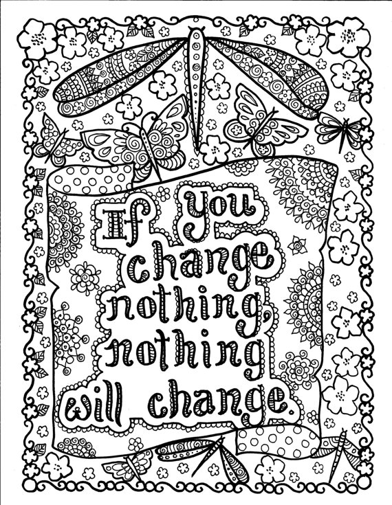 Coloring pages for teens