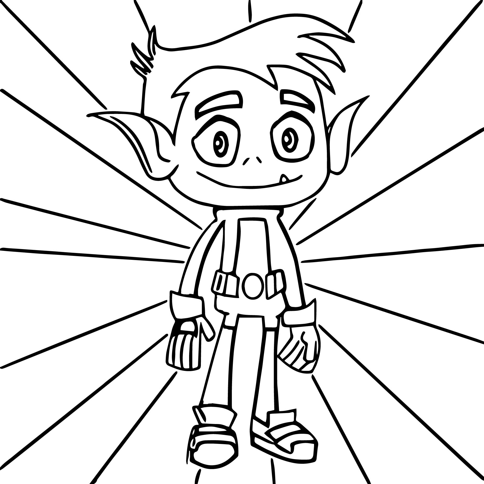 Teen titans coloring pages