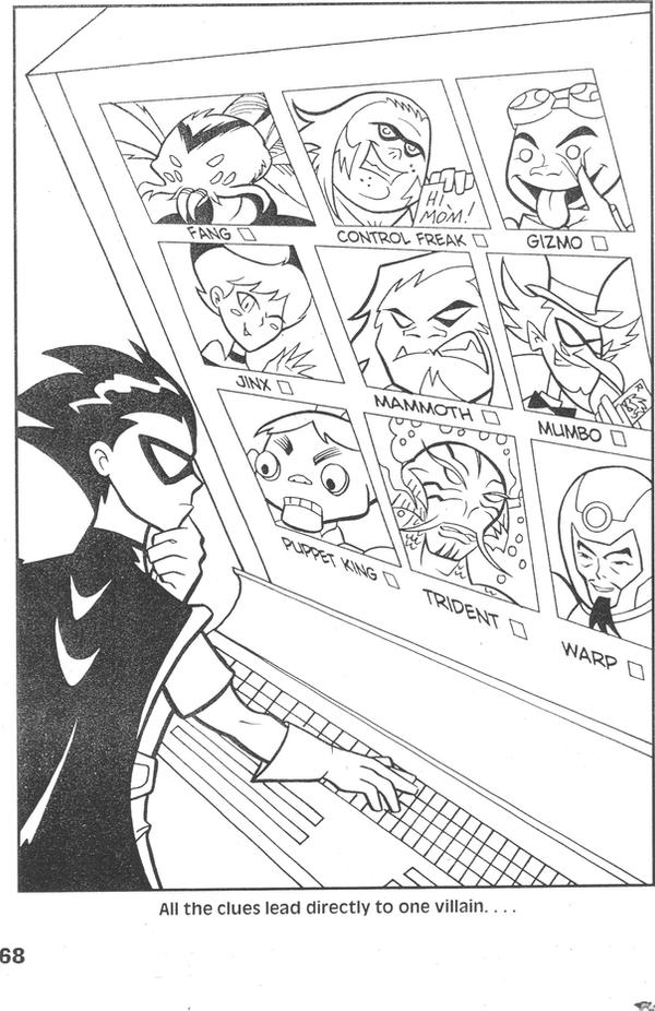 Teen titans coloring book p by rustytoons on