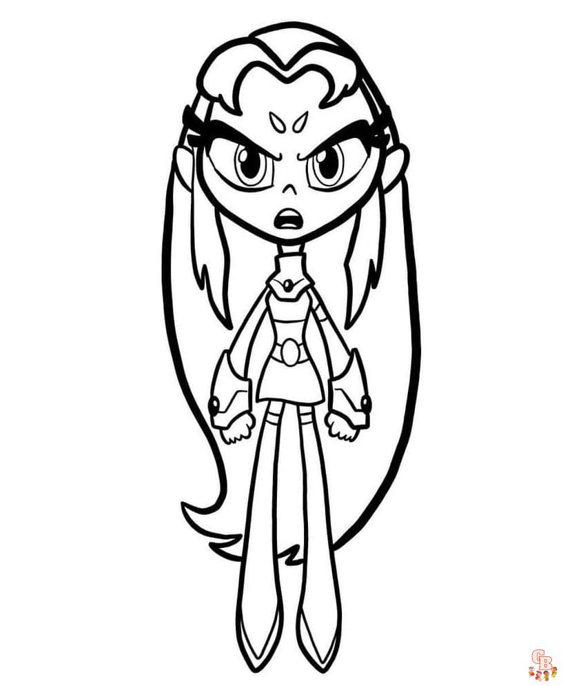 Printable teen titans coloring pages free for kids and adults
