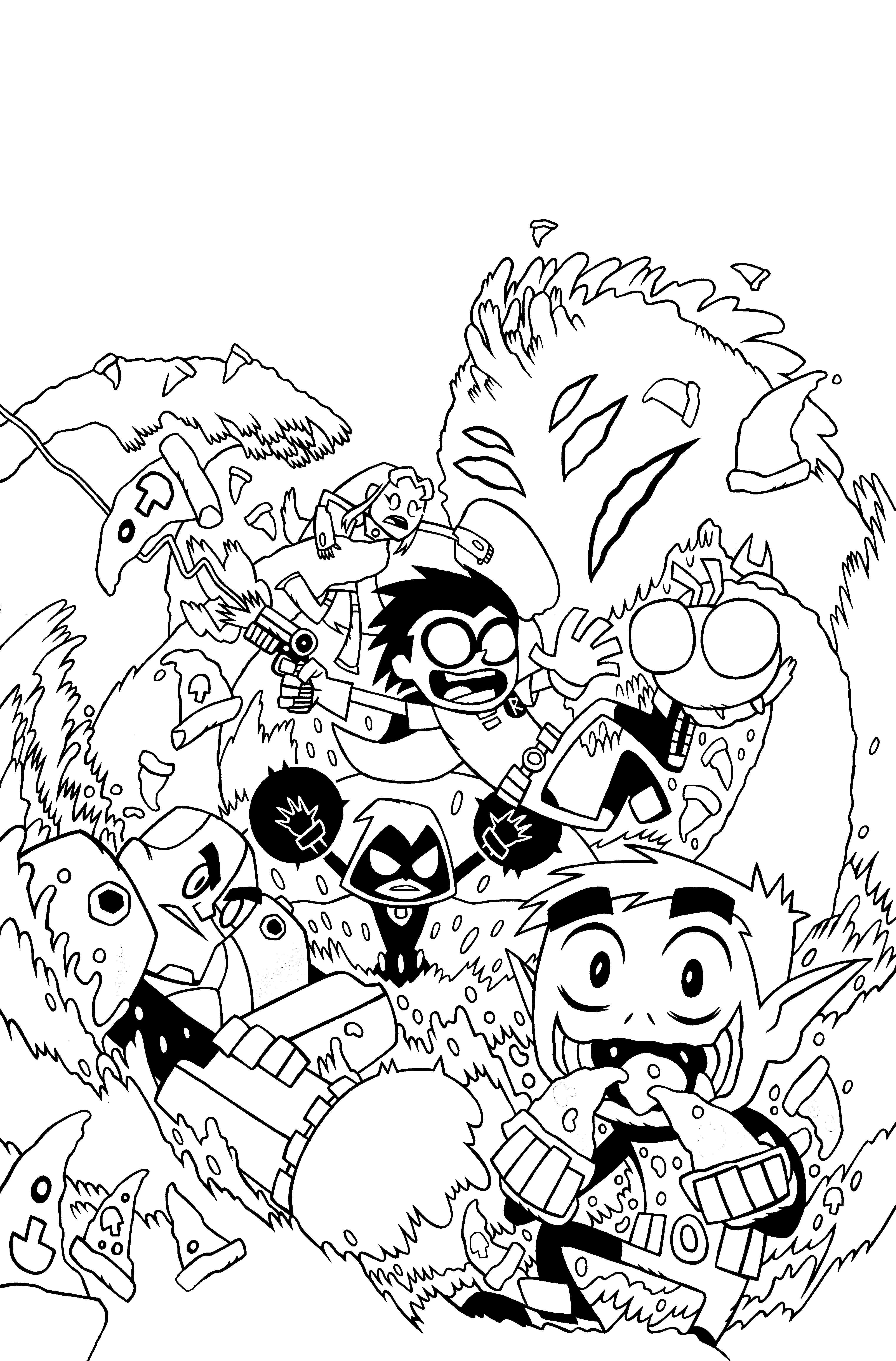 Teen titans go a kids coloring book paperback