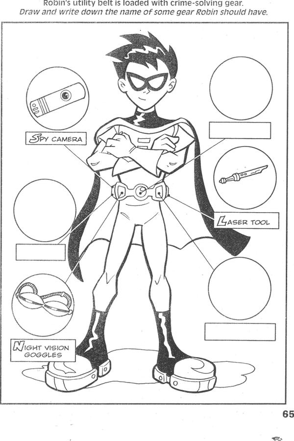 Teen titans coloring book p by rustytoons on