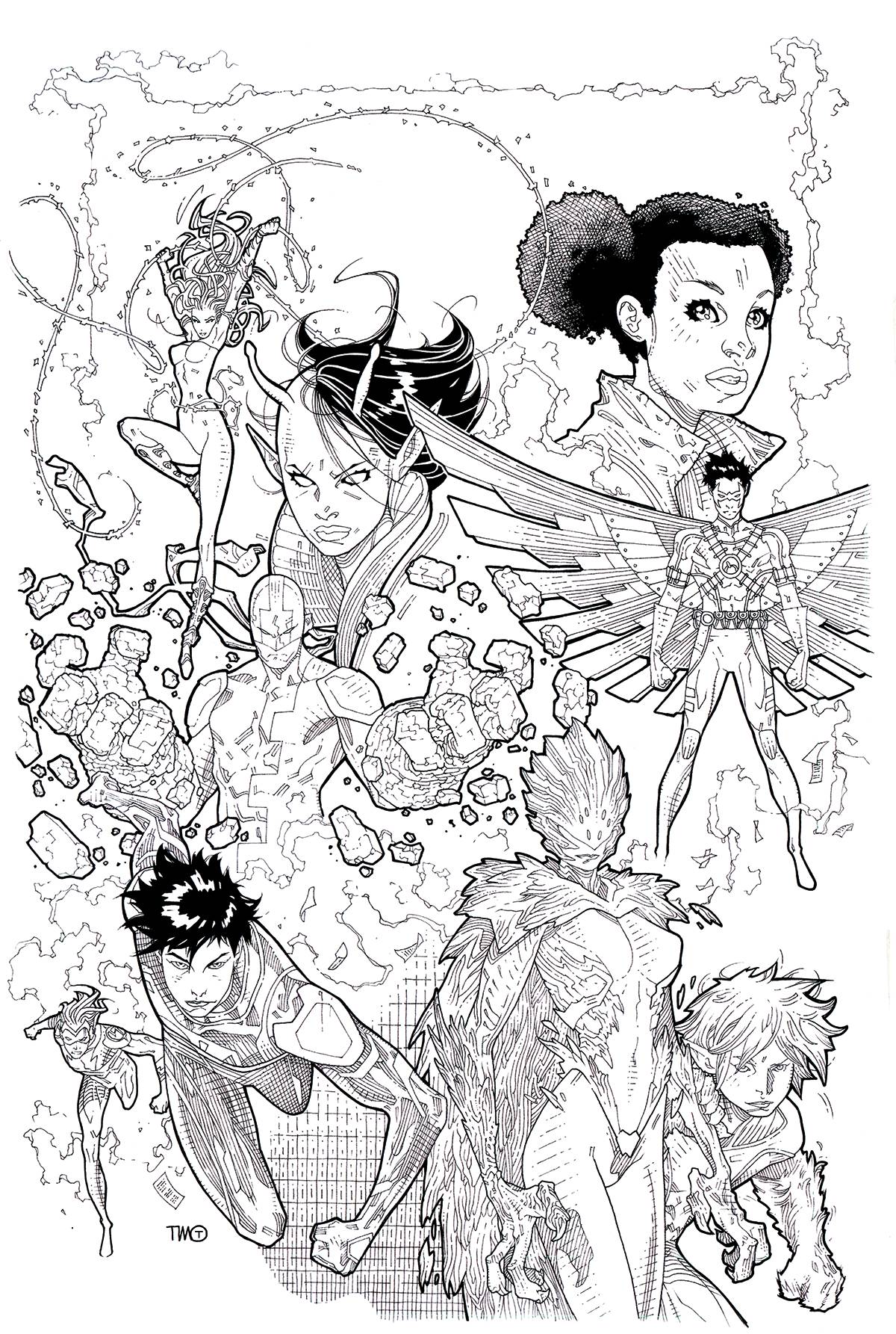 Buy teen titans adult coloring book variant edition cape and cowl ics