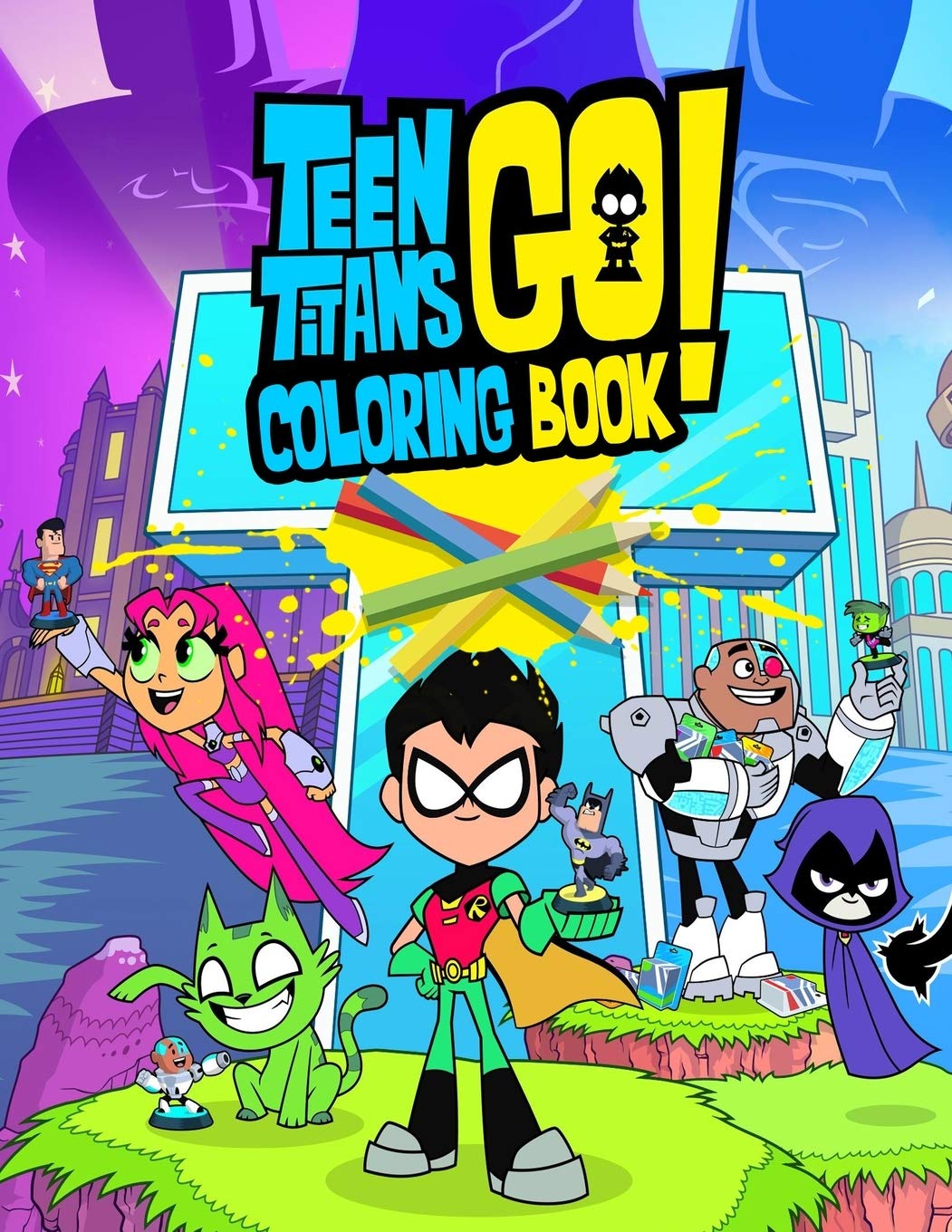 Buy teen titans go coloring book exclusive illustrations for adults and kids online at u