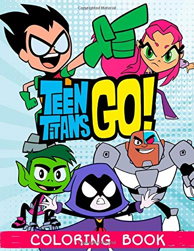 Teen titans go loring book great loring book for kids ages
