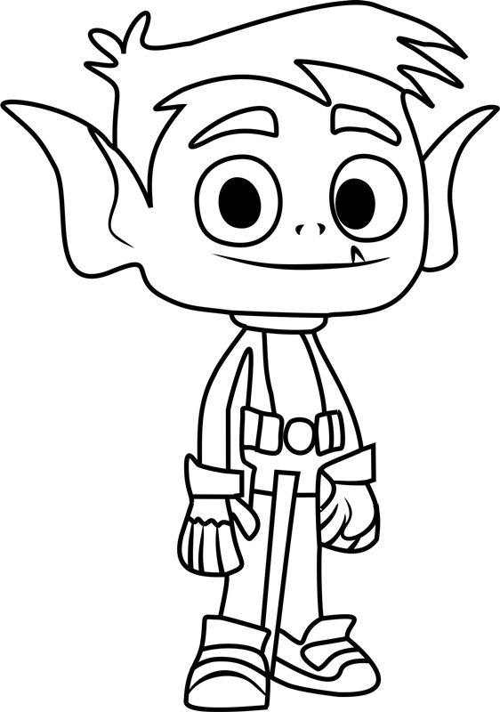 Teen titans coloring pages