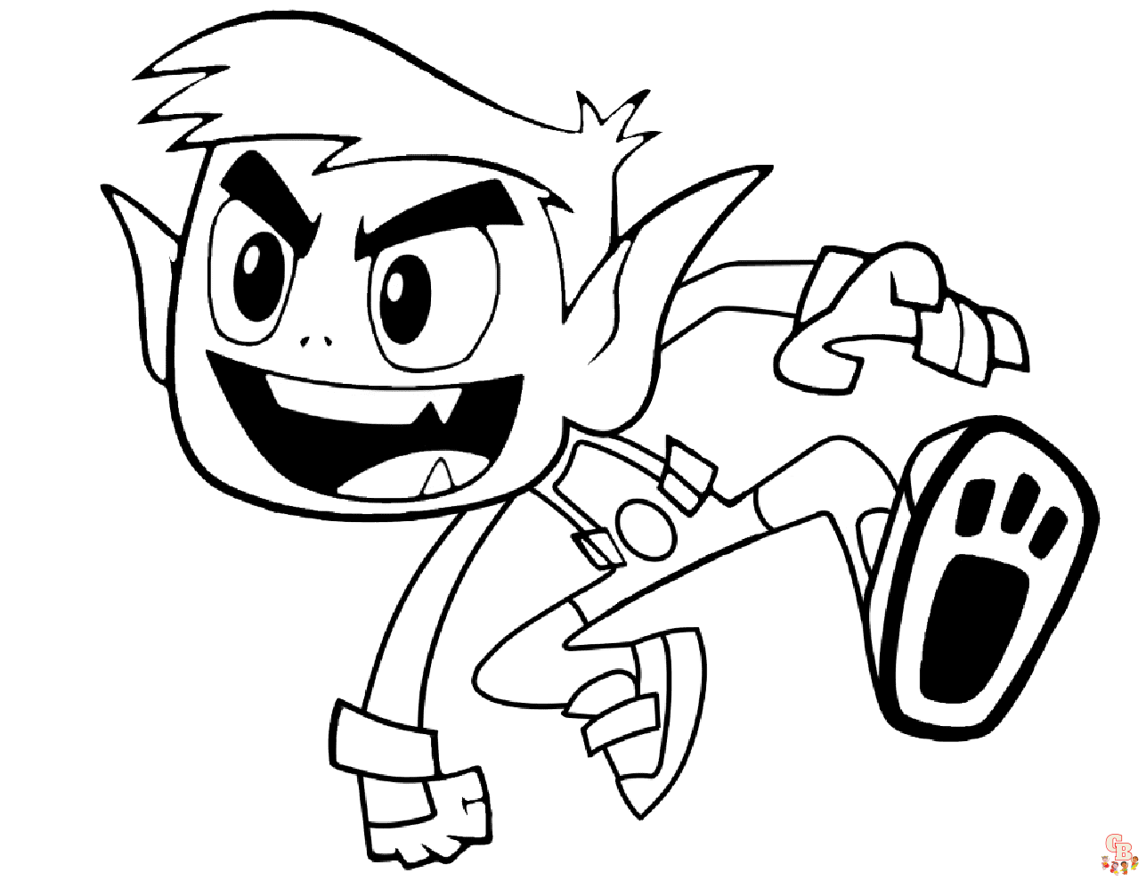 Printable teen titans coloring pages free for kids and adults