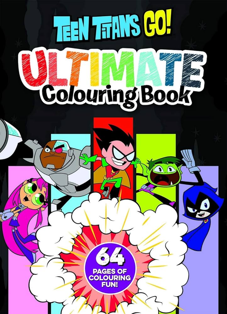 Teen titans go ultimate colouring book dc ics elisabetta dami books