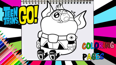 Teen titans go bbcyfshipbday coloring page by playhouse on
