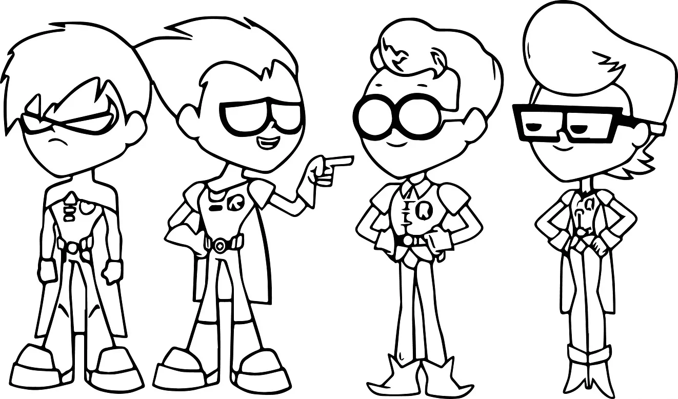Teen titans go malvorlagen