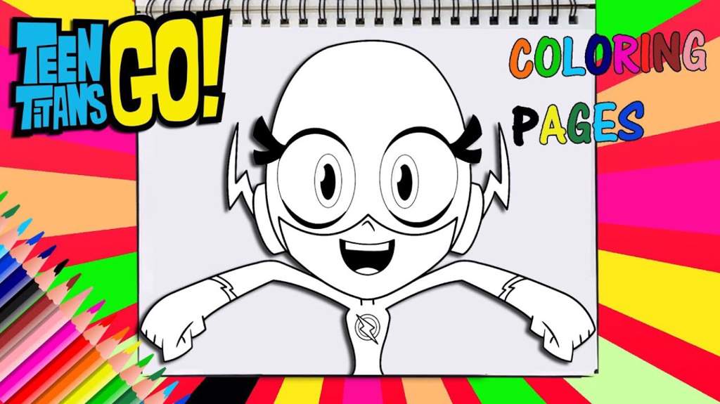 Teen titans go starfire justice league flash halloween costume coloring page teen titans go amino amino