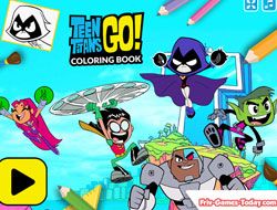 Teen titans go coloring book